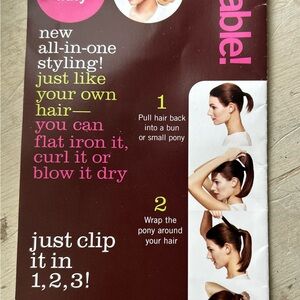 Salon Clip in Ponytail extension